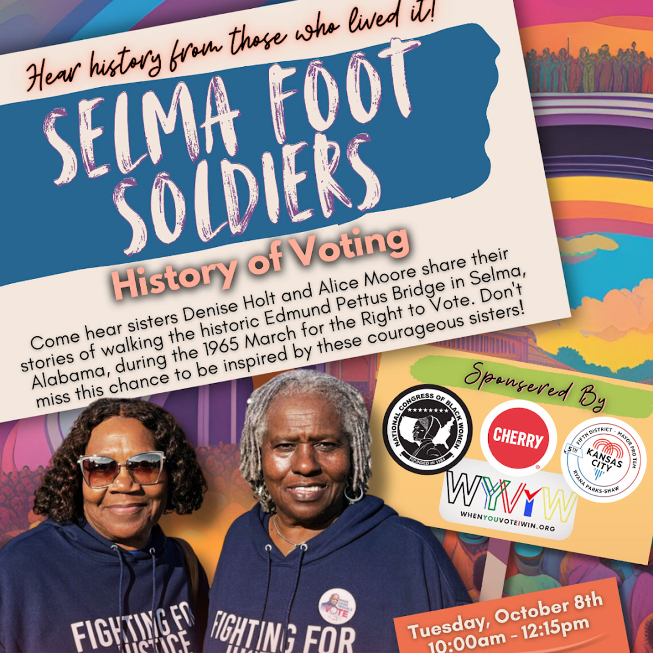 poster titled Selma Foot Soldiers